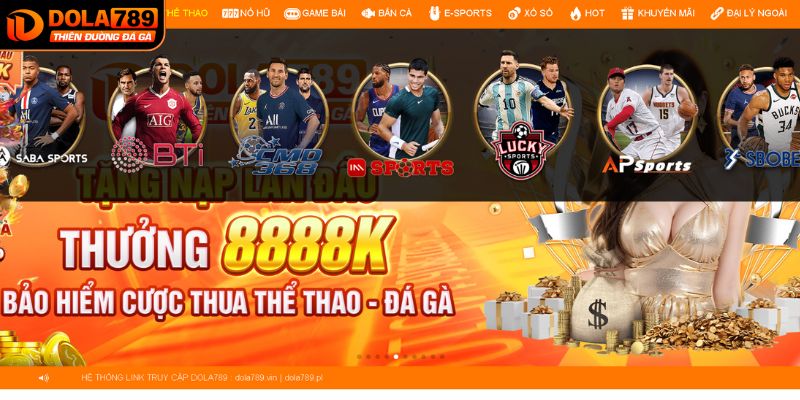 Khám phá sảnh thể thao DOLA789